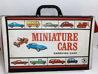 Vintage 1966 Mattel Miniature Cars Carrying Case With Trays And Handle • $17.99