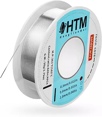 63/37 Rosin Core Tin Lead Solder Wire For Electrical Soldering(0.3Mm/50G) • $14.07