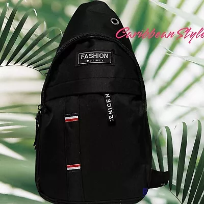 Men Women Sling Bag Chest Fanny Packs Cross Body Travel Shoulder Backpack Sports • $6.94