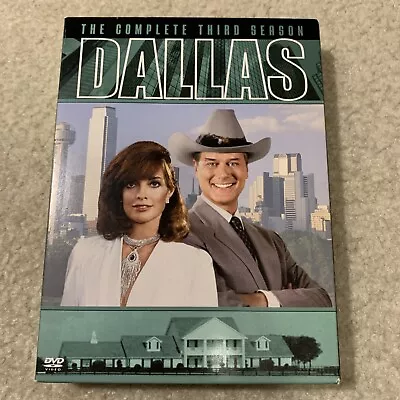 Dallas TV Show Series Complete Third 3rd Season DVD Set 5 Disc 25 Episodes • £14.66