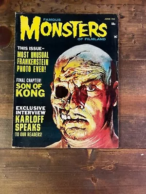 Famous Monsters Of Filmland Magazine - Issue 23 June 1963 • $15