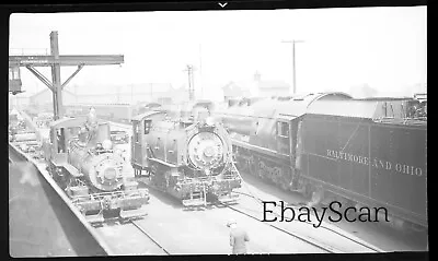 Original Photo Negative Steam Locomotives Trains Baltimore And Ohio Railroad • $15