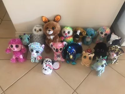 Beanie Boos Bulk Lot X 16 Some Retired Some Flippables X 2 With Tags + Bonus • $35