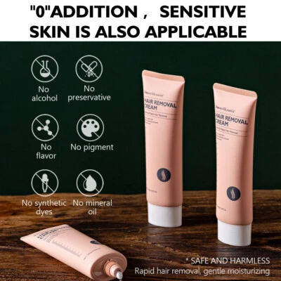 $11.95 • Buy Permanent Hair Removal Cream Painless Stop Body Hair Growth Inhibitor Remover US