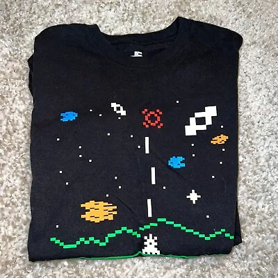 Intellivision Shirt Mens Small Black Retro Space Invaders Gaming Gamer Asteroid • $19.99