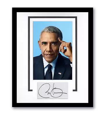 Barack Obama Autographed Signed 11x14 Framed Hope Photo USA President ACOA • $499.99