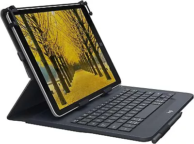 Logitech Universal Folio Tablet Keyboard Cover Case 10.5  IPad Tablet 920-008334 • $13.52