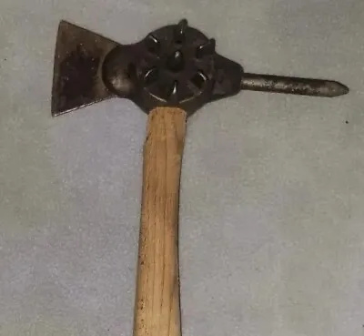 Rare Vintage Combination Hammer Axe Ice Pick Meat Tenderizer 12x6in  • $50