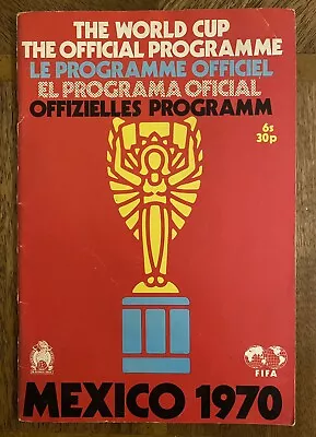 £7.99 • Buy MEXICO 1970 : FIFA World Cup Finals Official Programme - VGC