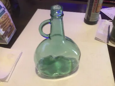 Almaden Vineyards Green Glass Wine Decanter Jug 1.5L Vintage…mint Condition! • $42.50