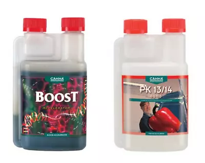 Canna Boost 250ML & PK 13/14 250ML Pack  - Flowering Additives - Accelerator  • $93