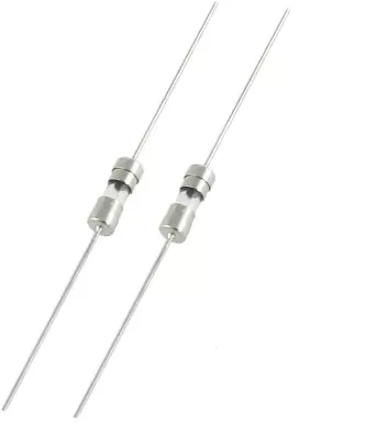 10mm X 3.6 Mm Anti Surge Wire Ended Glass Fuses - Pack Of 2 - Freepost • £2.65