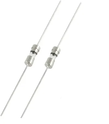 10mm X 3.6 Mm Quick Blow Wire Ended Glass Fuses - Pack Of 2 - Freepost • £2.40