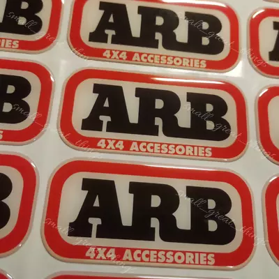 ARB Domed Decal Sticker Badge Bubble Resin 95x45mm Deluxe Bull Bar Canopy ]LARGE • $15.95