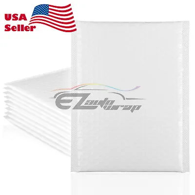 ANY SIZE# White Poly Bubble Kraft Padded Mailers Mailing Shipping Envelopes Bags • $18.99