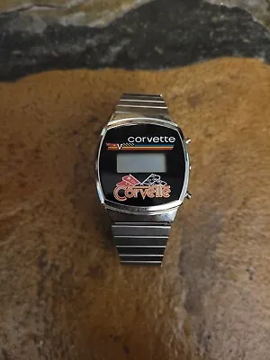 Vintage Corvette Watch AS IS FOR PARTS NOT WORKING Digital • $19.95