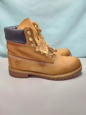 Size 11.5 Timberland Men's 6  Premium Waterproof Work Boot - Wheat Nubuck • $102.25