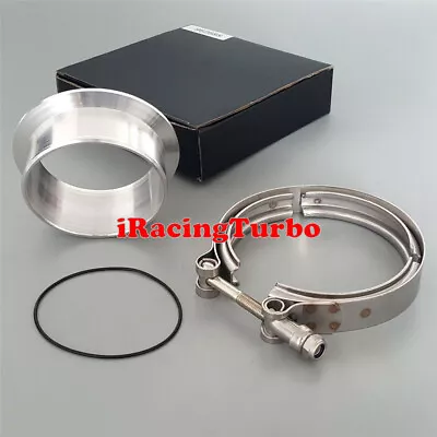 Aluminum V-band Flange&Clamp Kit For Borg Warner S400 S400SX S400SXE S500 S500SX • $39.47