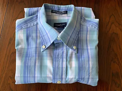 Men's GANT Shirt (80's Two-Ply Poplin - Dress Fit) - Size: Medium • £4.95