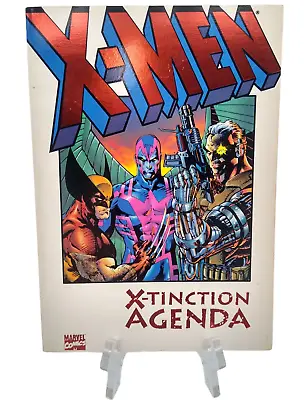 $29.95 • Buy X-MEN: X-TINCTION AGENDA (Marvel Comics) First Printing, 1992 Paperback VG TPB