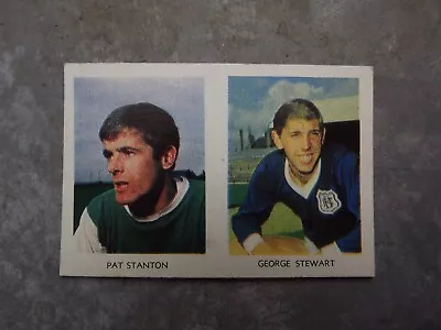 A&BC 1966 Scottish Footballer Pairs Hibs Stanton Stewart Dundee RARE Card • £35
