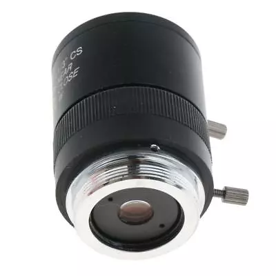 Manual IRIS Zoom 3.5mm-8mm C Mount Lens For  Camera Industrial Microscope • £13.44