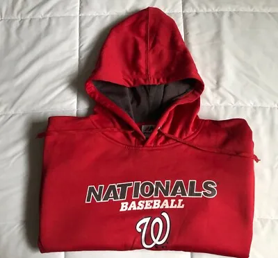 NWT Majestic Washington Nationals Hoodie 4XL BIG & TALL Genuine MLB Licensed NEW • $34.99