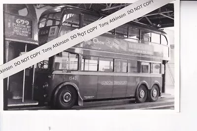 London Transport - M1 Type Trolley Bus - No. 1542 @ West Ham - Photo  # B13378 • £1