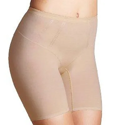 Womens Firm Control Nude Magic Thigh Slimmer Pants Knickers Shapewear Size 16 • £3.99