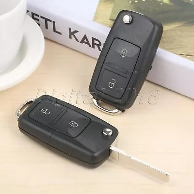 $20.59 • Buy 2Pcs Remote Key Fob 2 BTN ID48 Chip  HLO 1J0959753CT Fit For 1999-2005  Bora