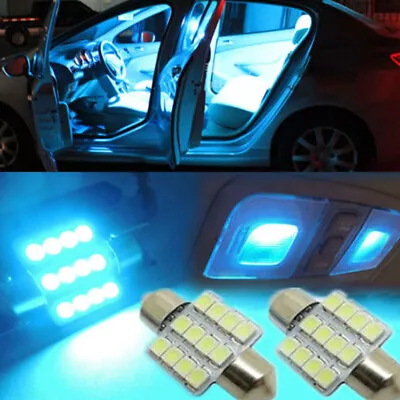 $1.83 • Buy 2pcs Universal 31mm--12smd LED DE3175 Bulb For Car Interior Dome Map Door Lights