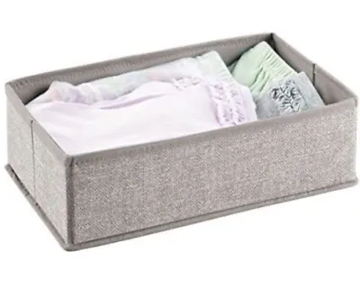 Gray Fabric Dresser Drawer Closet Storage Organizer For Kids Nursery • £11.39