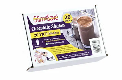 £27.99 • Buy 20 Chocolate Flavour Slim & Save Diet VLCD Shakes- Fast Weight Loss- Ketosis
