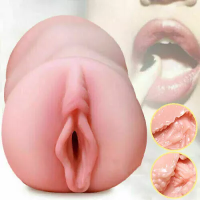 Male Masturbator Realistic Vagina Anal Pocket Pussy Adult Sex Toy For Men Sexual • $8.48