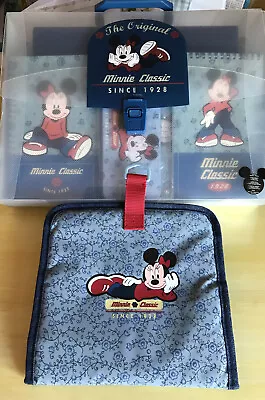 Vintage Disney Minnie Mouse Stationary Set Combo & Tri-folder Organizer - New! • $65.99