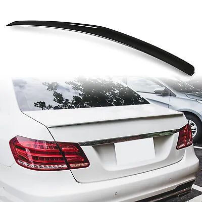 Painted 040 Gloss Black A Style Rear Trunk Spoiler For Mercedes Benz W212 Sedan • $119.99