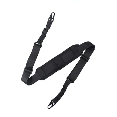 US Tactical Adjustable 2 Point Rifle Sling Quick Release With Shoulder Pad Black • $11.69