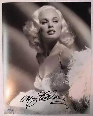 Mamie Van Doren Signed 16x20 Autograph Photo Playboy Model Auto OC Dugout Holo A • $143.99