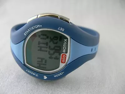 MIO Motiva Heart Rate Monitor Calorie Management Women's Watch  ~ Blue • $32.23