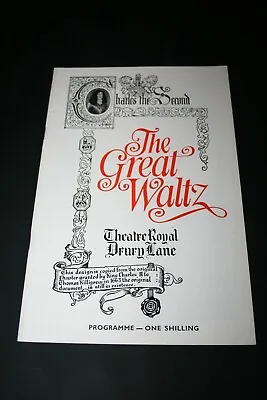 £1.80 • Buy The Great Waltz - 1969 - Theatre Royal Drury Lane Programme - Diane Todd