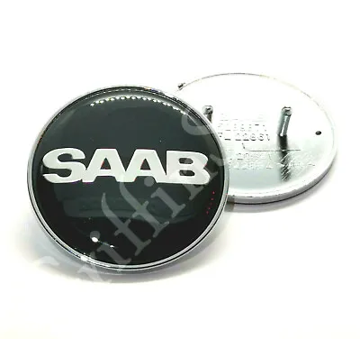 Nevs Saab 9-3 93 900 NG900 9000 Front Badge Bonnet Emblem 50mm 88-02 4522884 • $20.99