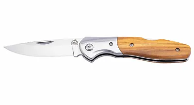 $94.75 • Buy PUMA TEC Pocket Knife, Olive Wood With Clip, Outdoor Camping Hunting 7316011