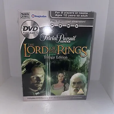 £4.99 • Buy Lord Of The Rings Trivial Pursuit DVD Game New & Sealed Trilogy Edition Fun Quiz