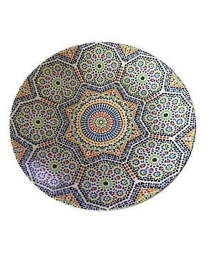 Cocema Fes Maroc Moroccan Mosiac Pattern Bread Butter Dessert Side Plate 6 1/2  • $39.99