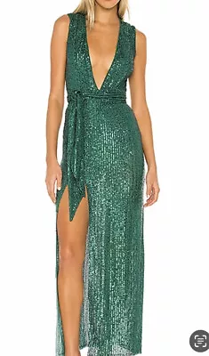 Jade Green Sequin Dress Size Small Never Worn By NBD • $150