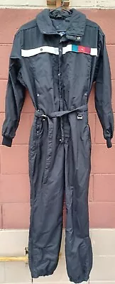 White Stag Mens Ski Suit One Piece Snowsuit Snow Bib 80s Size 42 Lrg Vintage • $32.99