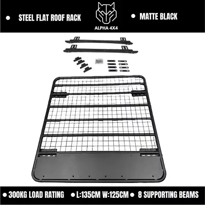 Alpha Base Steel Flat Platform Roof Rack For Nissan Navara D22 • $429