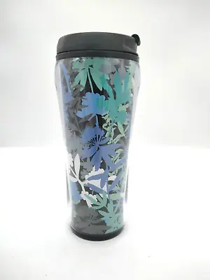 Vera Bradley Floral Double Wall Tumbler Mug Leakproof Flip Lid BPA Free 16 Oz. • $9.74