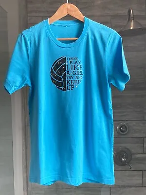 Volleyball T-Shirt Teal Medium • $4