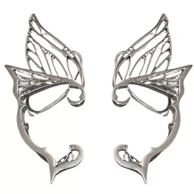 Fantasy Ear-Clips Butterfly Wing Earrings Exquisite Elf Ear Cuffs For Girl • $10.35